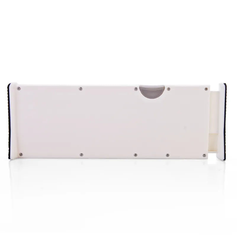 Supplier photo: white drawer divider front view; one partition supplied